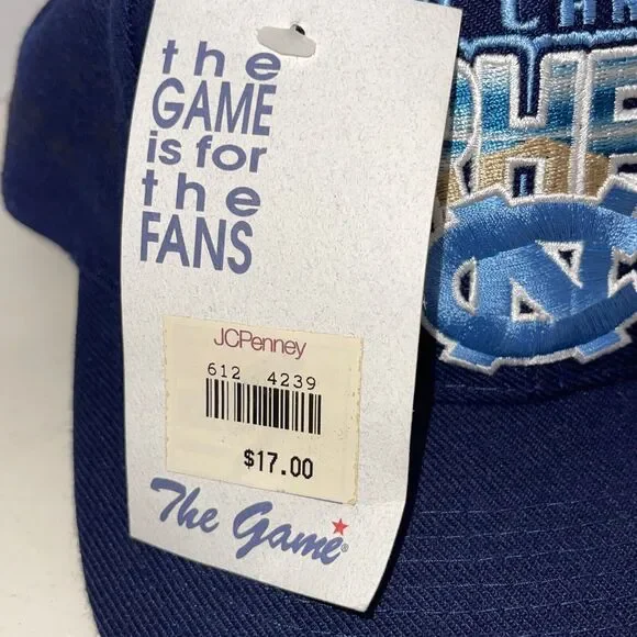 NWT Vintage The Game North Carolina Tarheels UNC Snapback Wool Hat Mm39